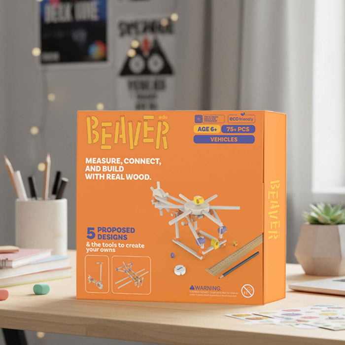 Beaver Vehicles 75 pieces