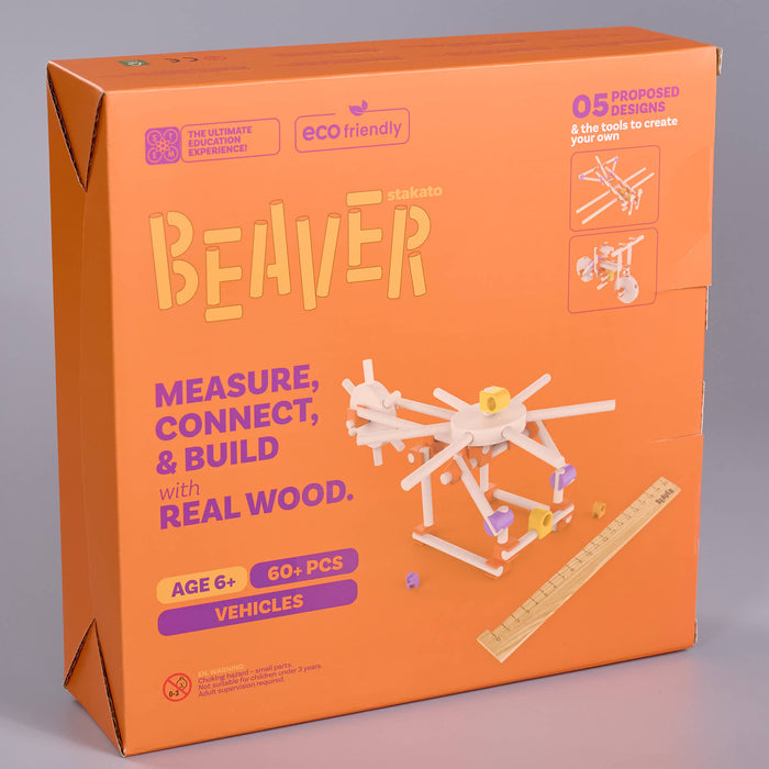 Beaver Vehicles 60 pieces