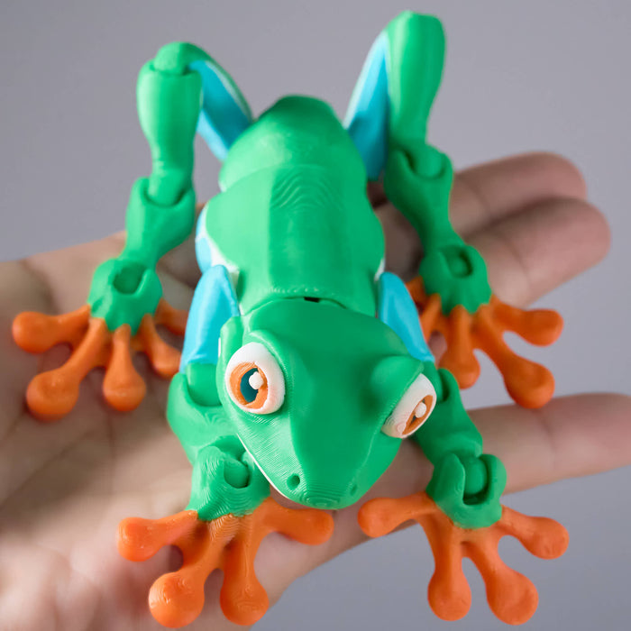 Palm Fidget Green Tree Frog