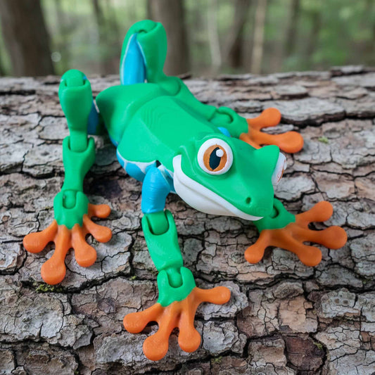 Palm Fidget Green Tree Frog