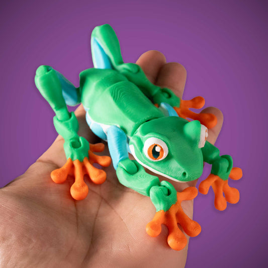 Palm Fidget Green Tree Frog