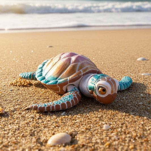 Palm Fidget Sea Turtle