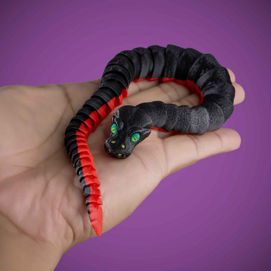 Palm Fidget Red Bellied Black Snake