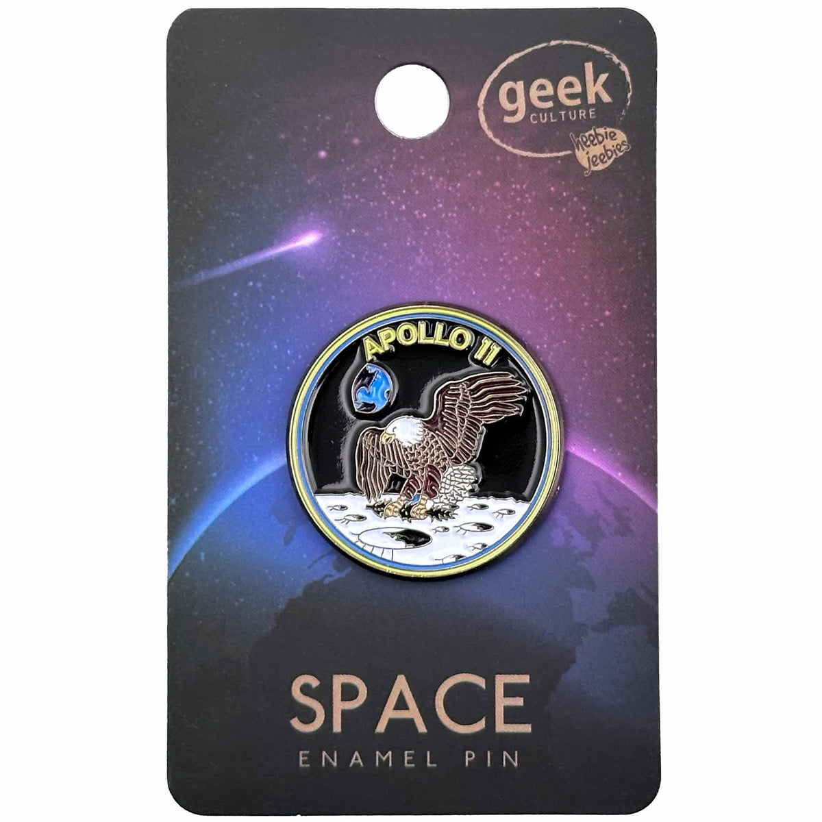 Space Apollo 11 Pin — Heebie Jeebies USA