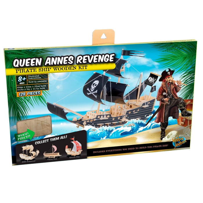 Queen Annes Revenge Wood Ship