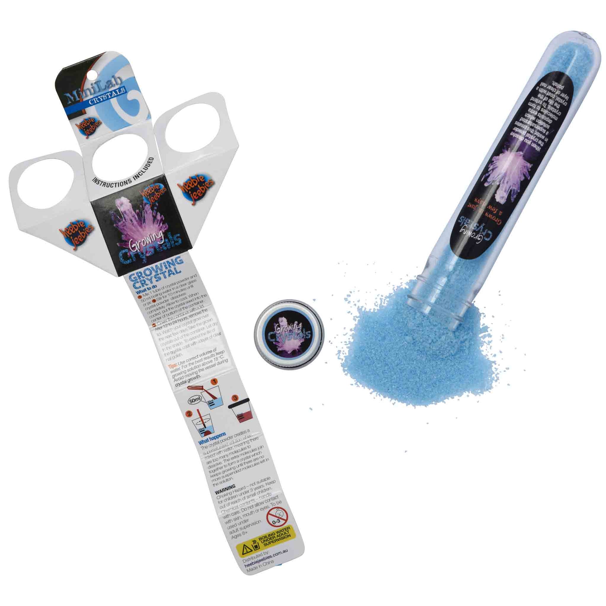 Growing Crystals Test Tube — Heebie Jeebies USA