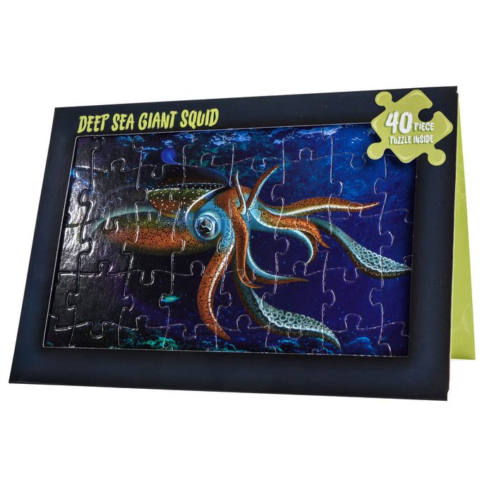 Giant Squid Jigsaw Puzzle Cards 40 Pce