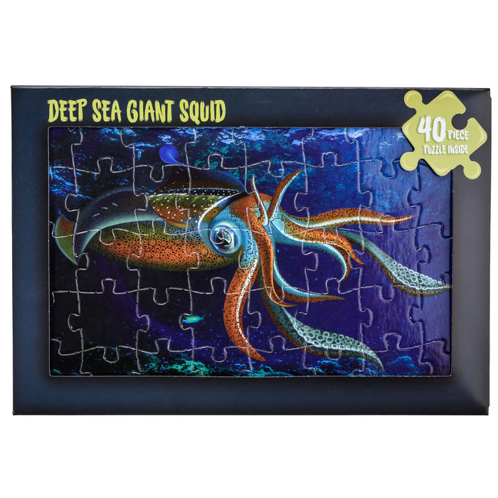 Giant Squid Jigsaw Puzzle Cards 40 Pce