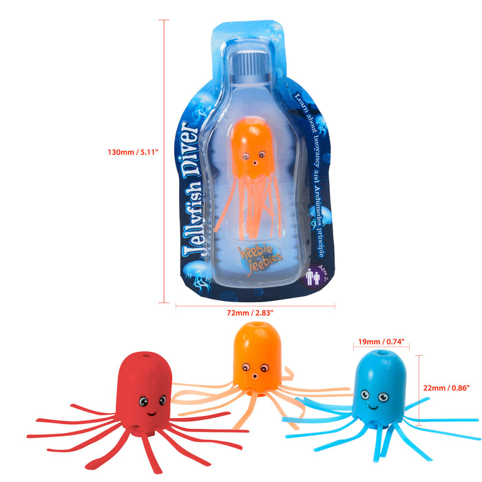 Jellyfish Diver in beaker