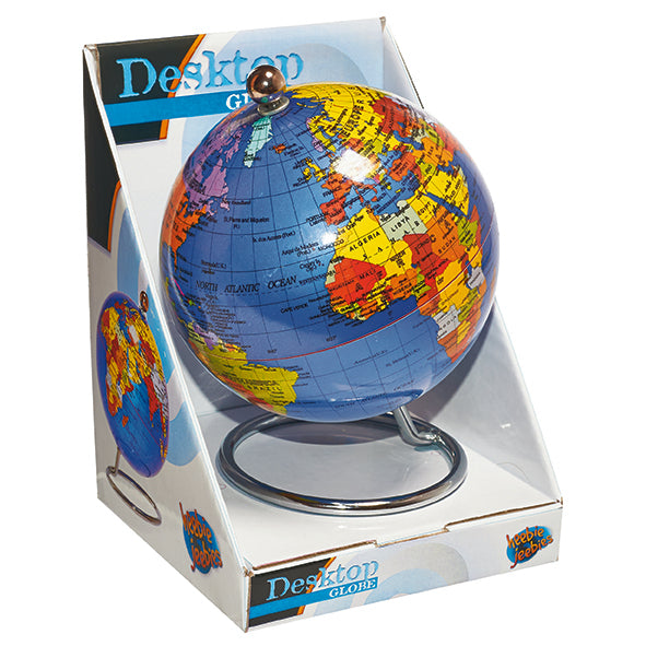 Blue Desktop Globe 10cm